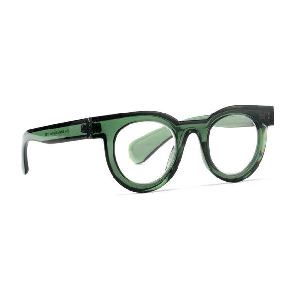 Kai - Transparent Green (1.50) Blue Light Blockers