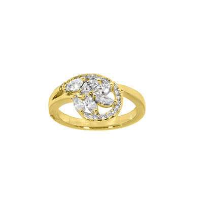 Maya J White/Yellow Ring
