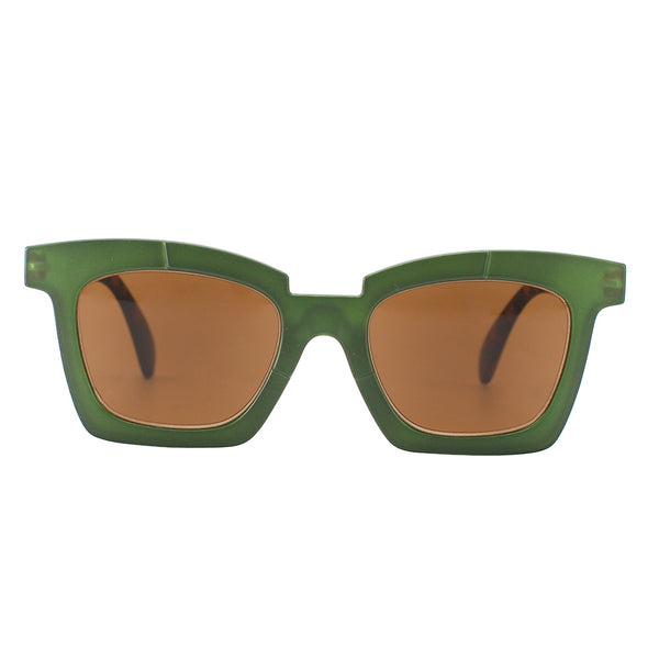 Remy - Matte Green/Tortoise (1.75) Tinted Readers