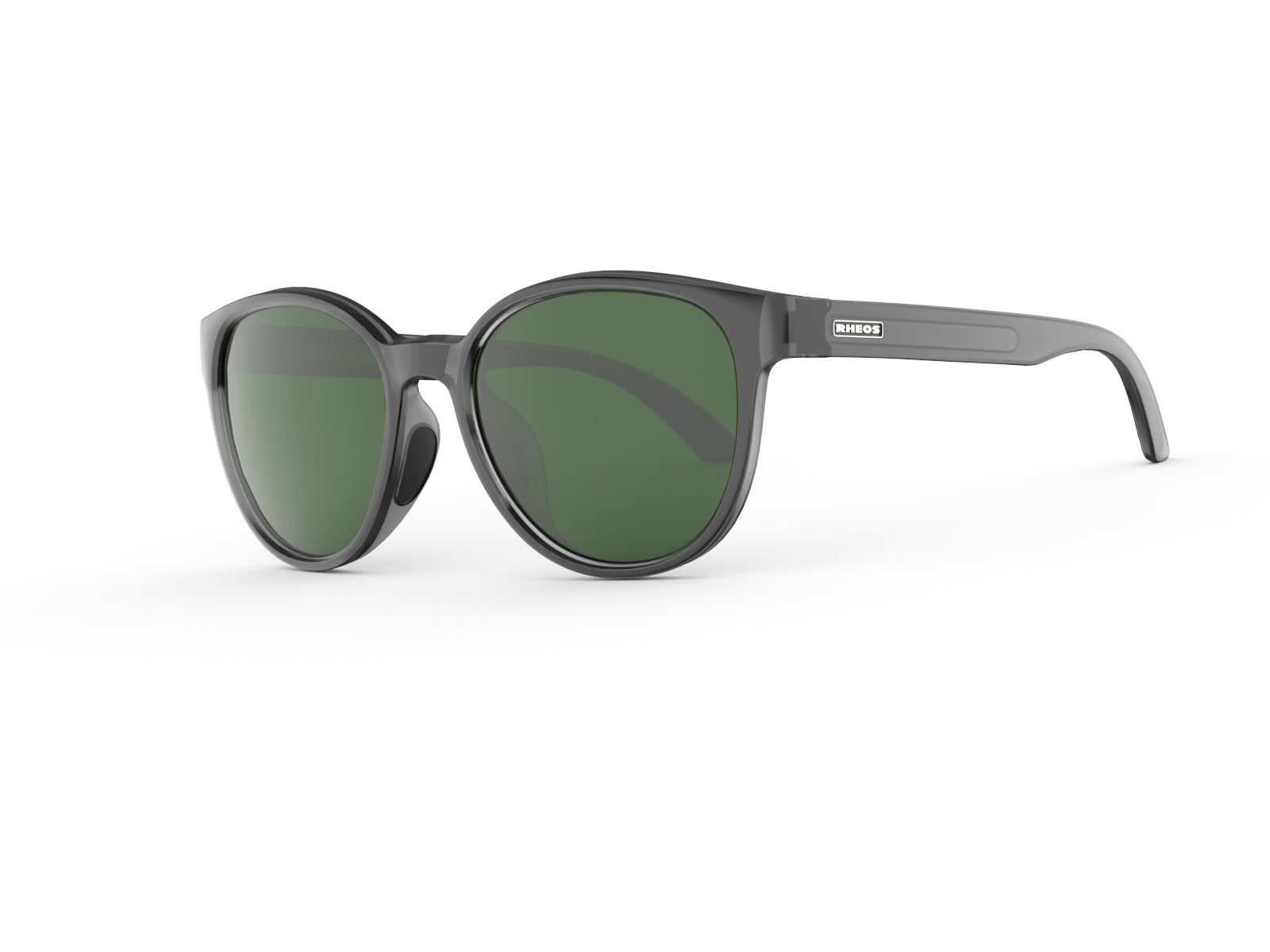 Wyecreeks - Nylon Optics - Glossy Dark Grey | Crystal Moss