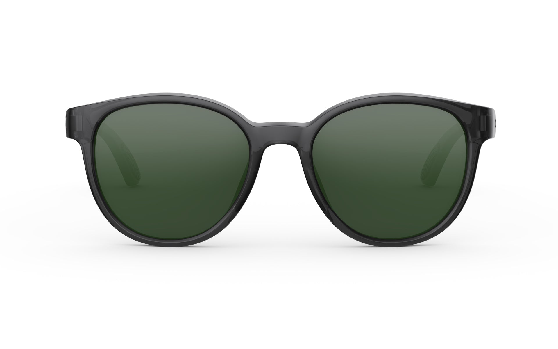 Wyecreeks - Nylon Optics - Glossy Dark Grey | Crystal Moss