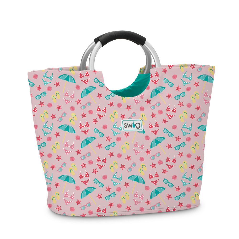 "ERR BODY AT THE BEACH" LOOPI TOTE BAG