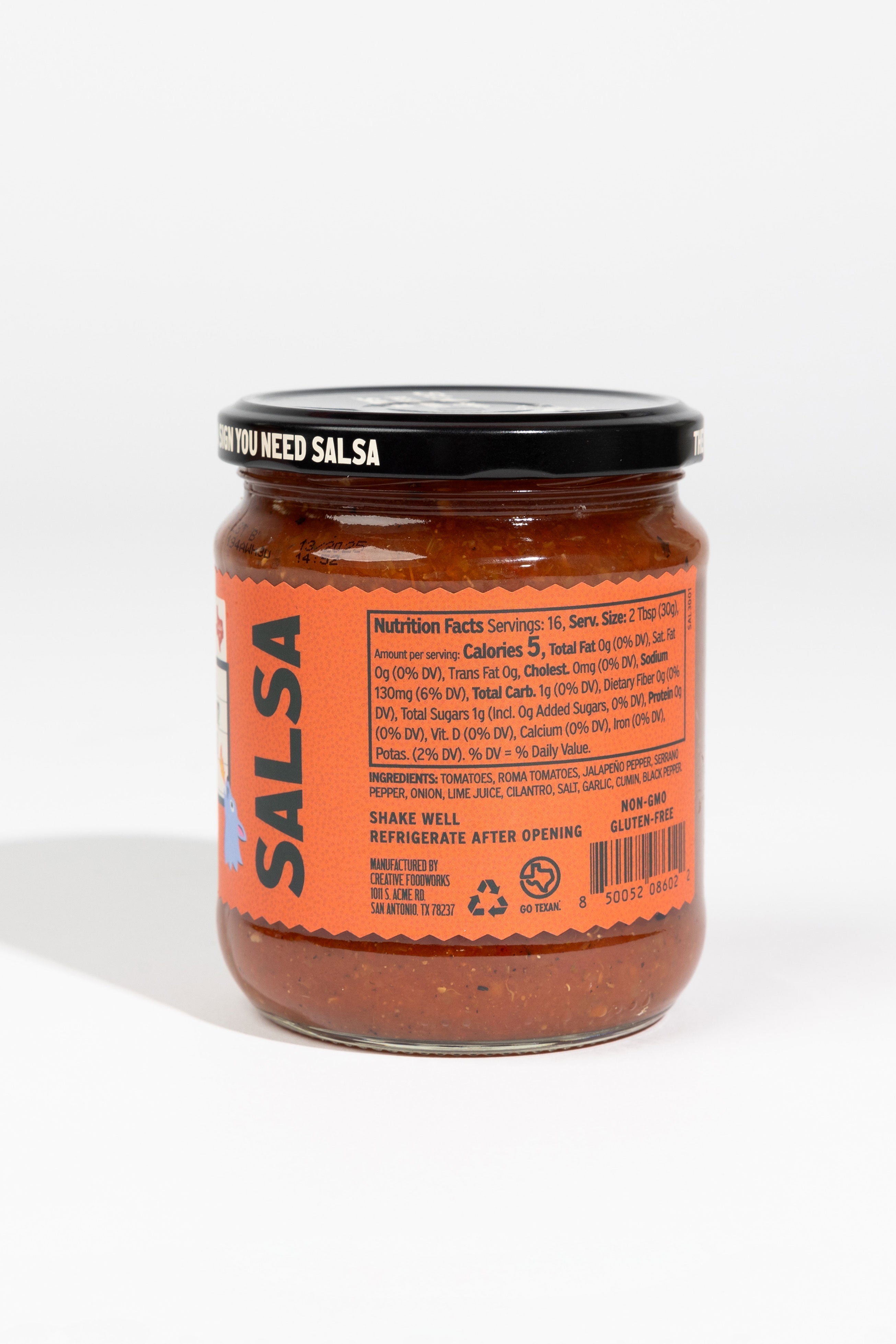 16 oz Salsa Hot