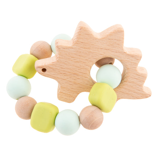 Silicone Teether w/Pouch Dino