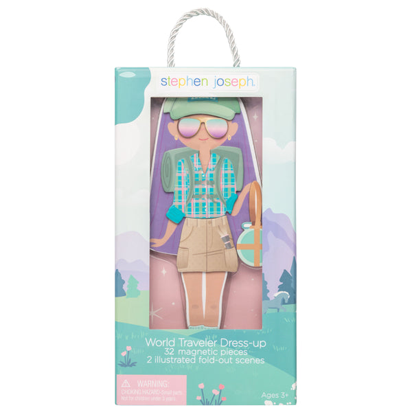 MAGNETIC DRESS UP DOLL- WORLD TRAVEL