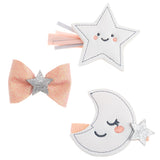 HAIR CLIPS-SILVER STAR