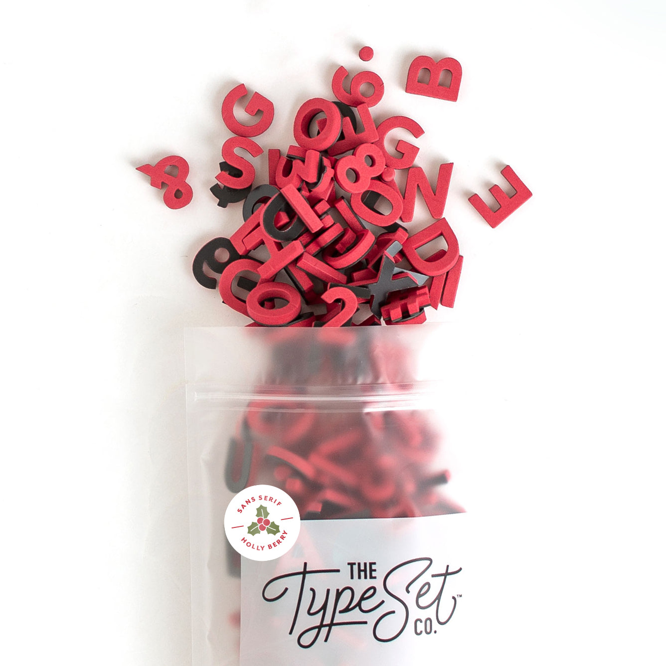 Magnetic Letters Holly Berry (sans serif)