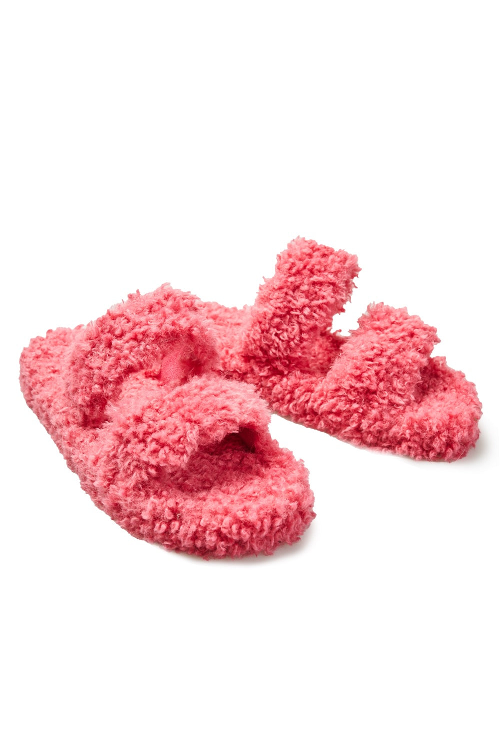 Sherpa Slide Slippers Pink M/L