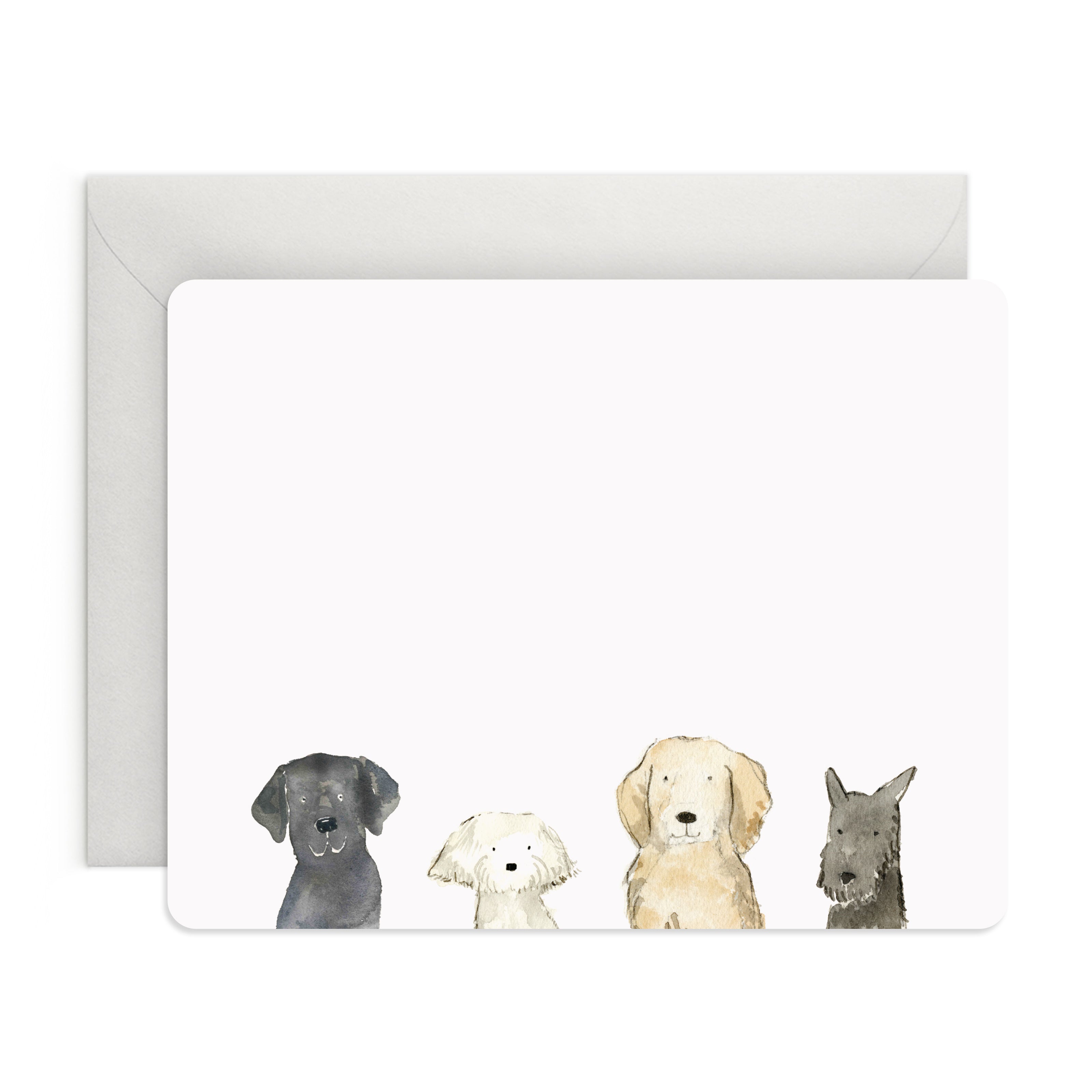 DOG DAYS FLAT NOTES-BOXED SET OF 8
