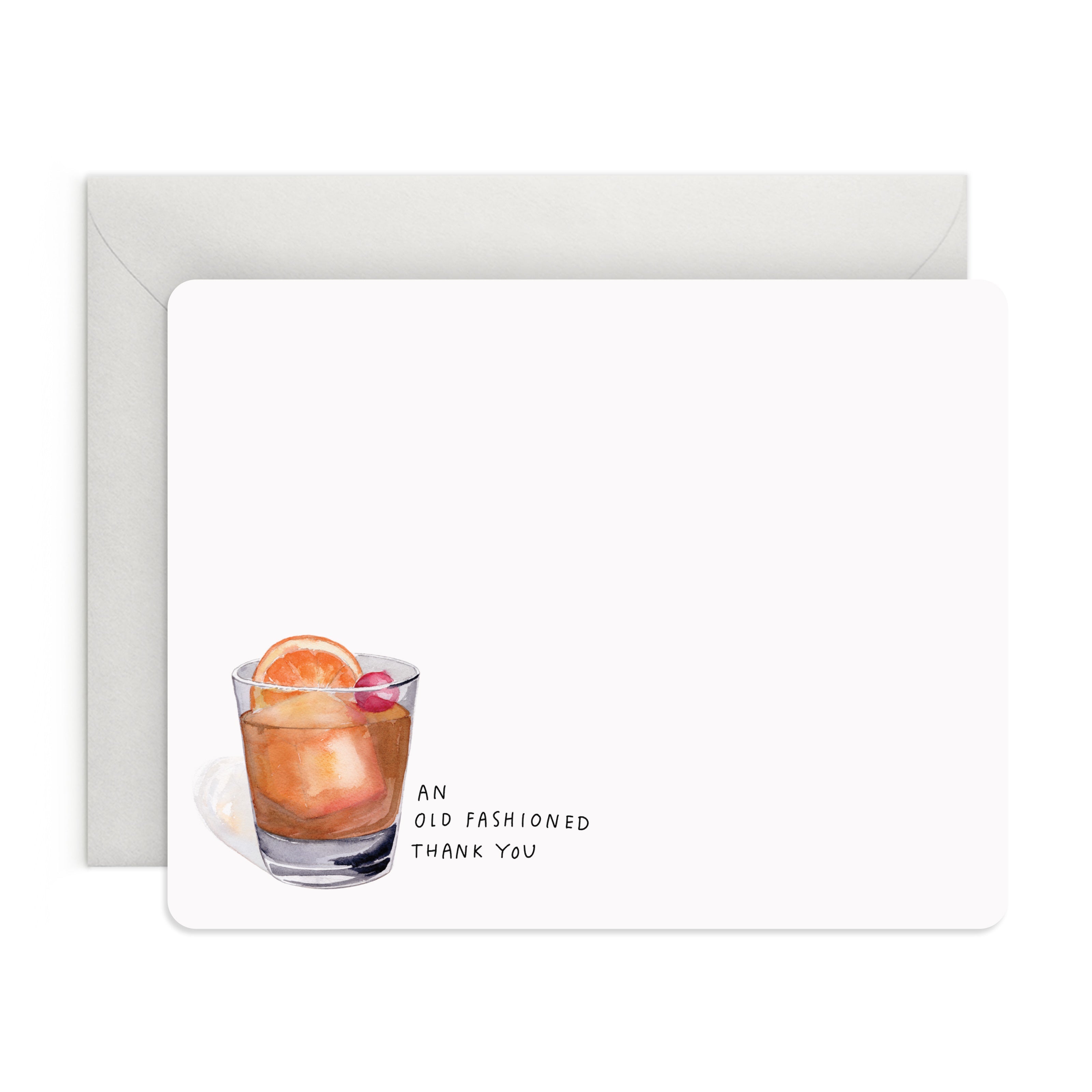 OLD FASHIONED FLAT NOTES-BOXED SET OF 8 NOTECARDS