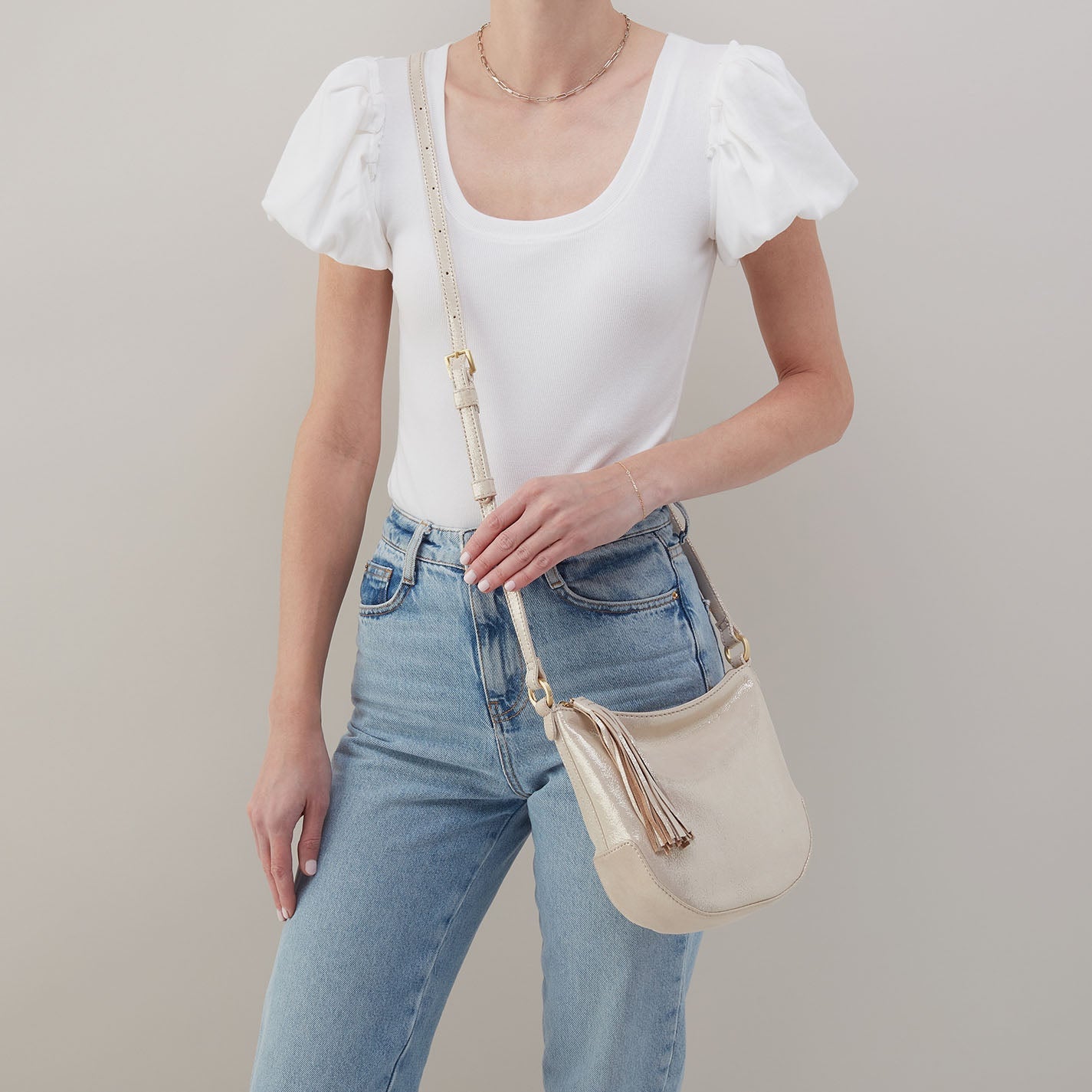 Lexi Crossbody - Sand Shimmer