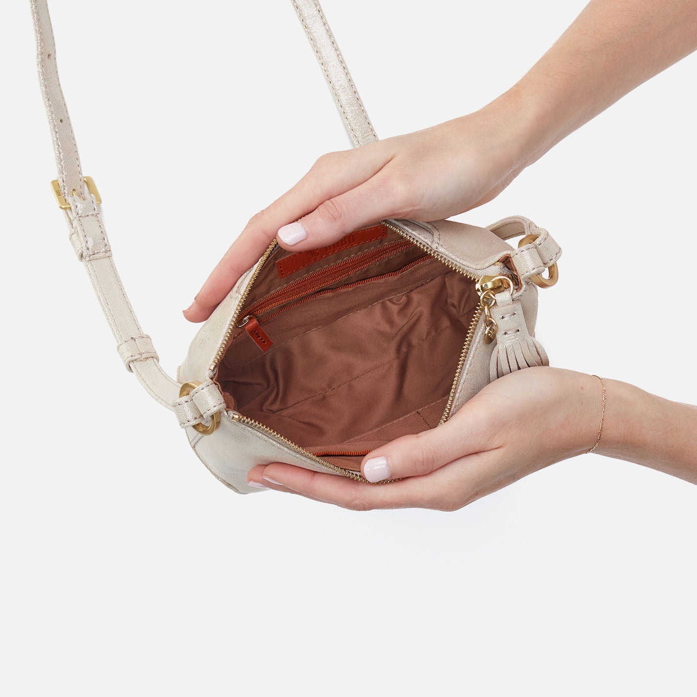 Lexi Crossbody - Sand Shimmer