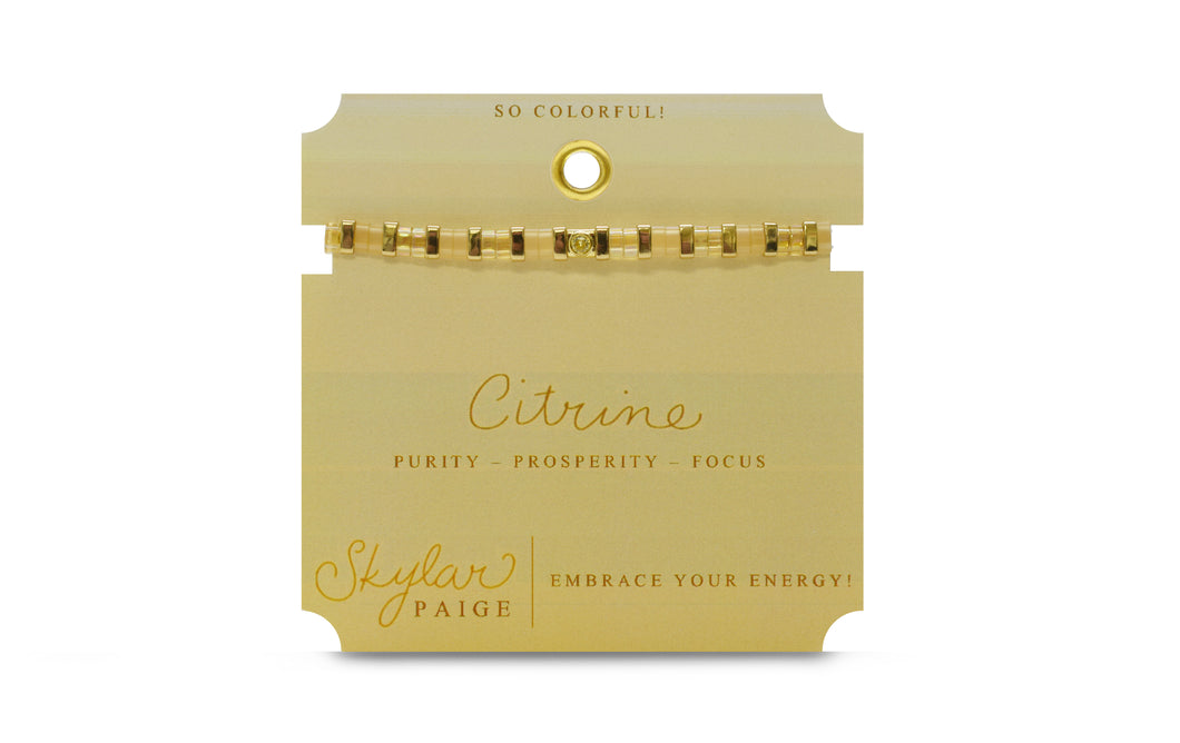 Sentimental Stones - November/Citrine