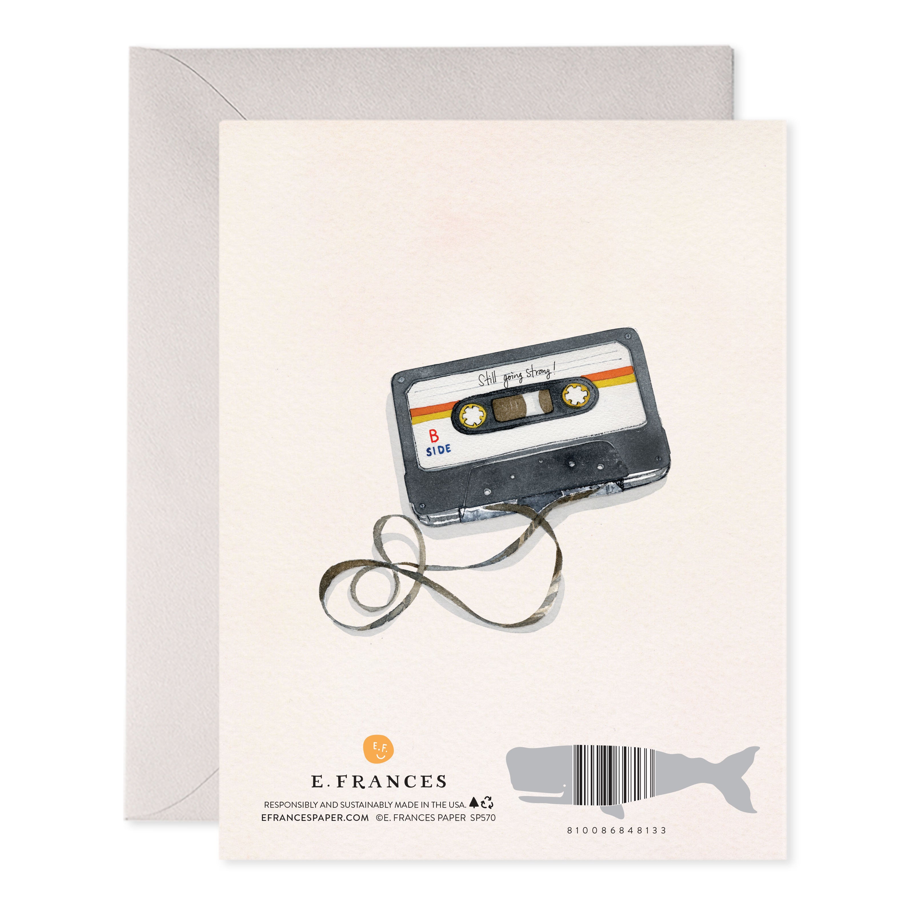 ANNIVERSARY MIX TAPE GREETING CARD