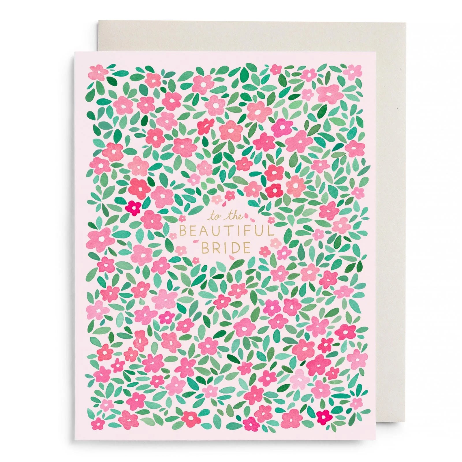 Pink Petals Bridal - Greeting Card