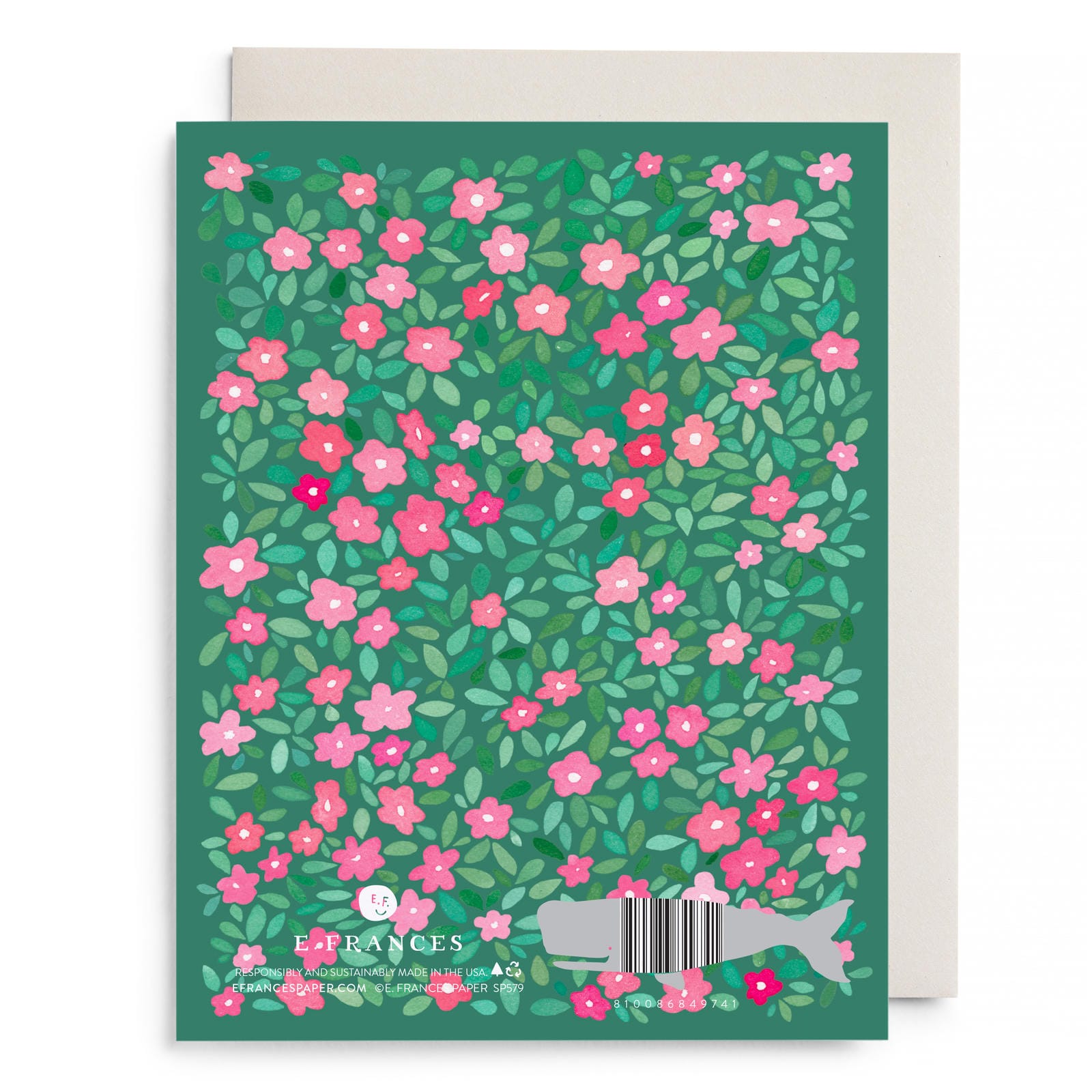 Green Petals Mother's Day - Greeting Card
