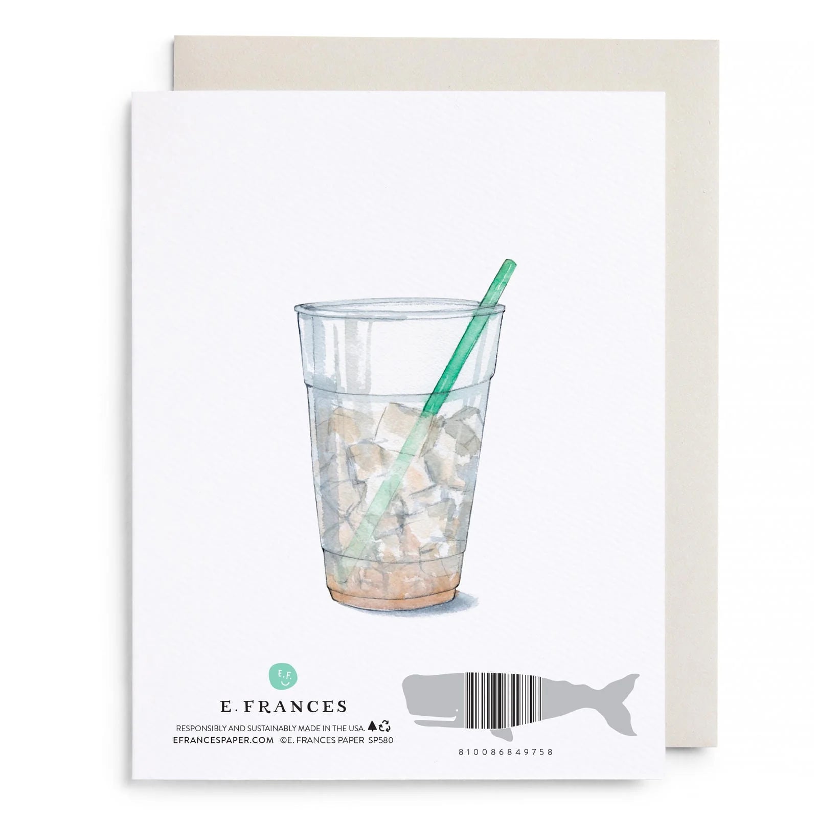 Cool Like Mom Iced Coffee - Greeting Card