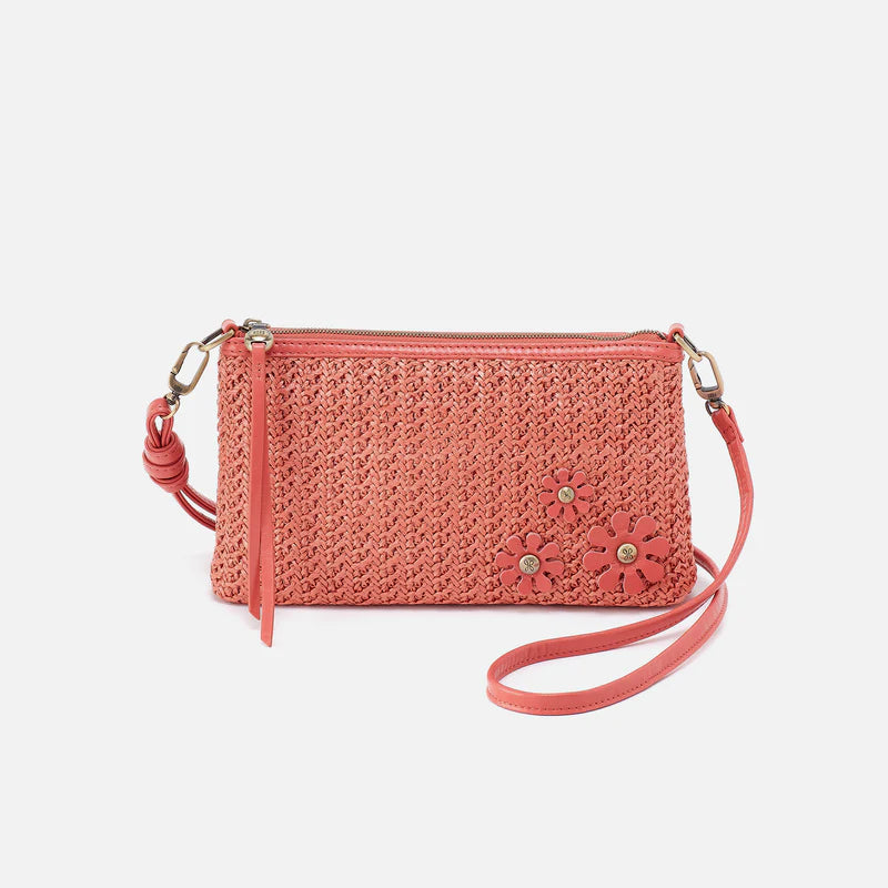 HOBO BAG DARCY -WILD ROSE WOVEN STRAW