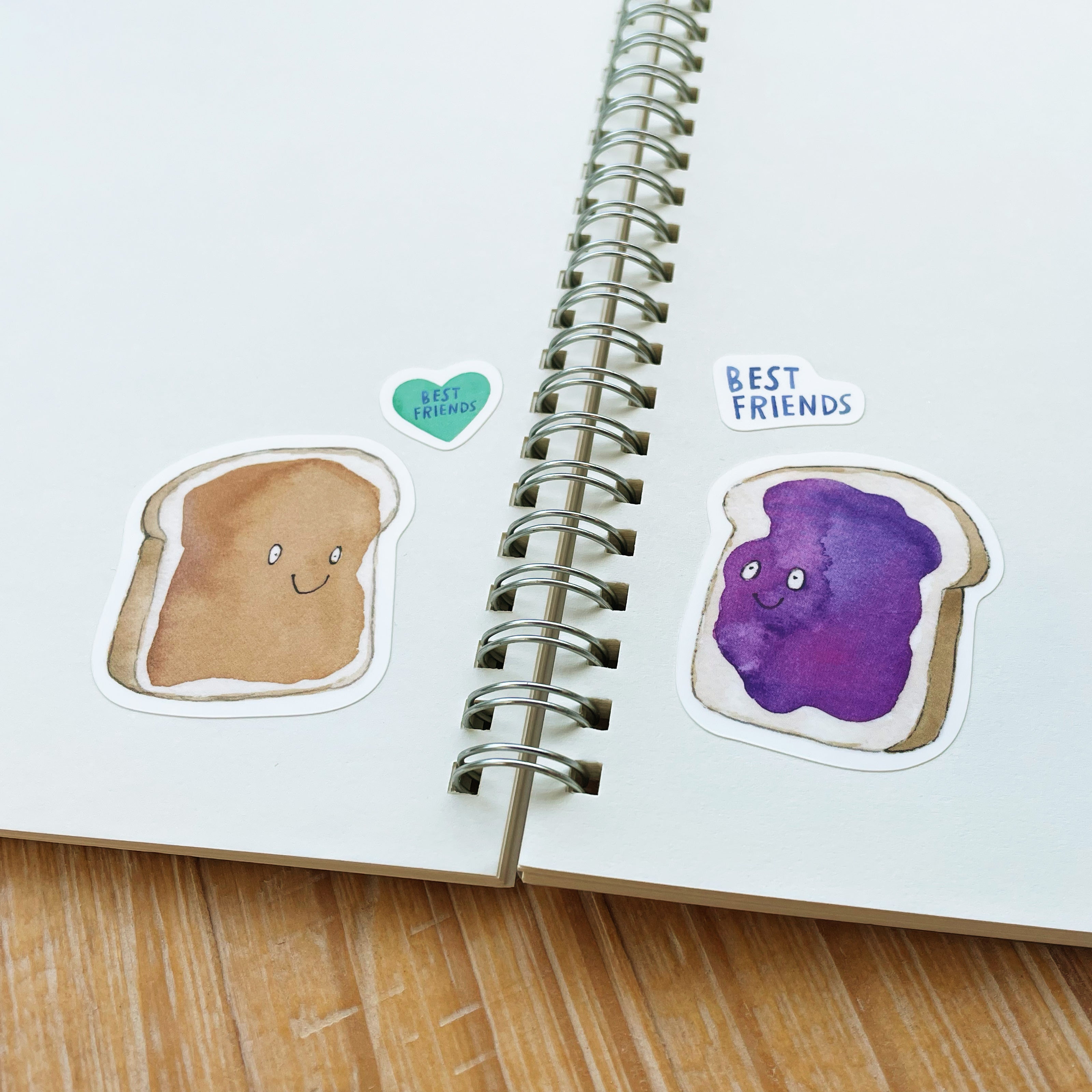 BFF PB&J Sticker Set