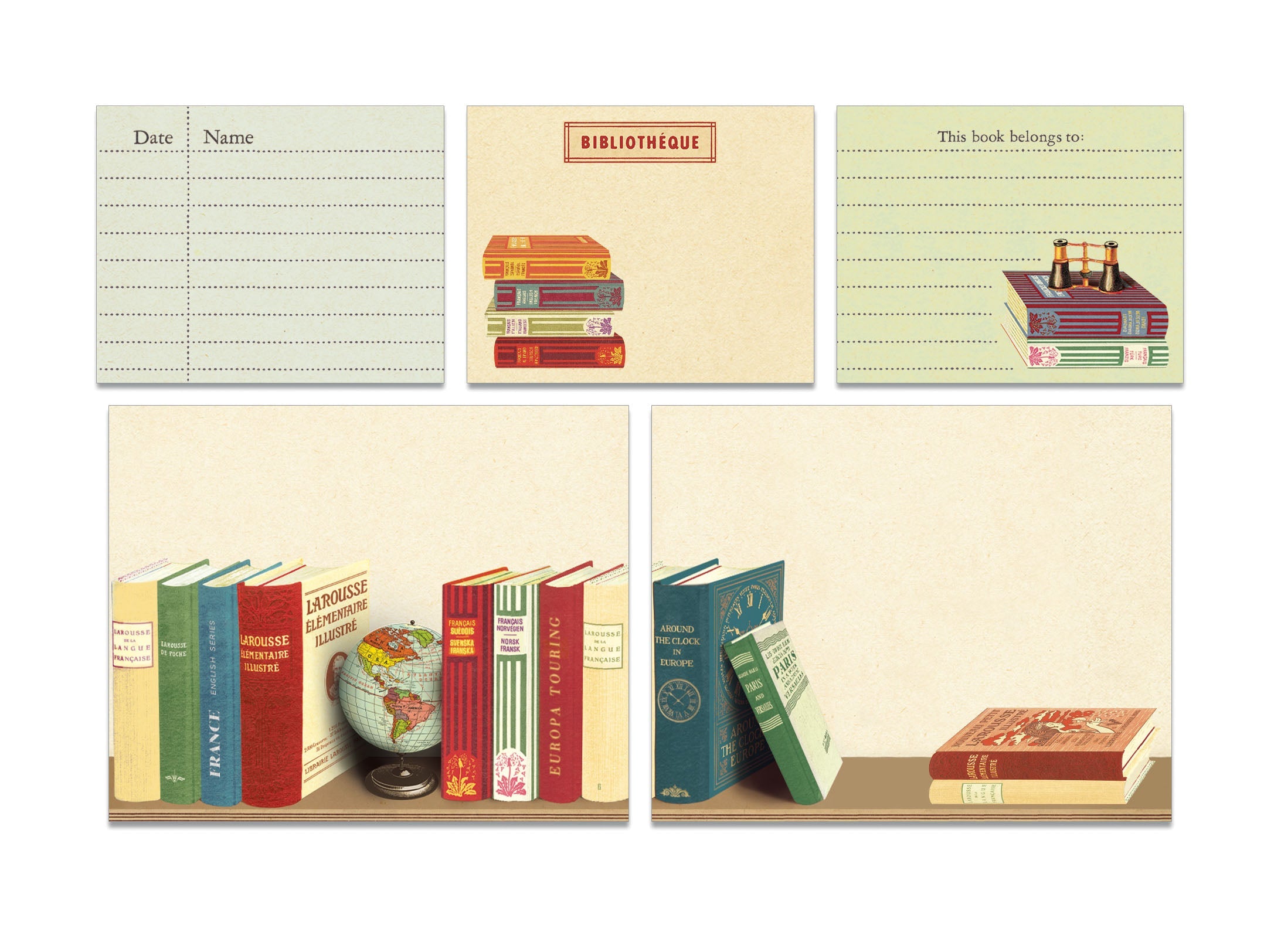 Library Books - Sticky Notes