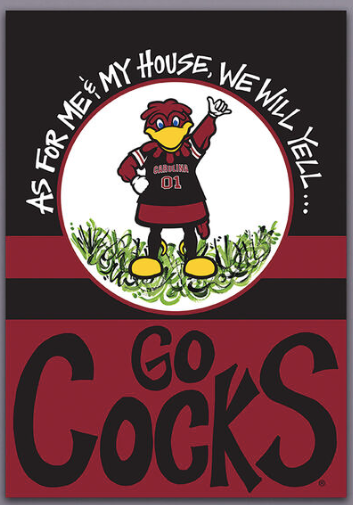 SOUTH CAROLINA GAMECOCKS HOUSE FLAG 40X28