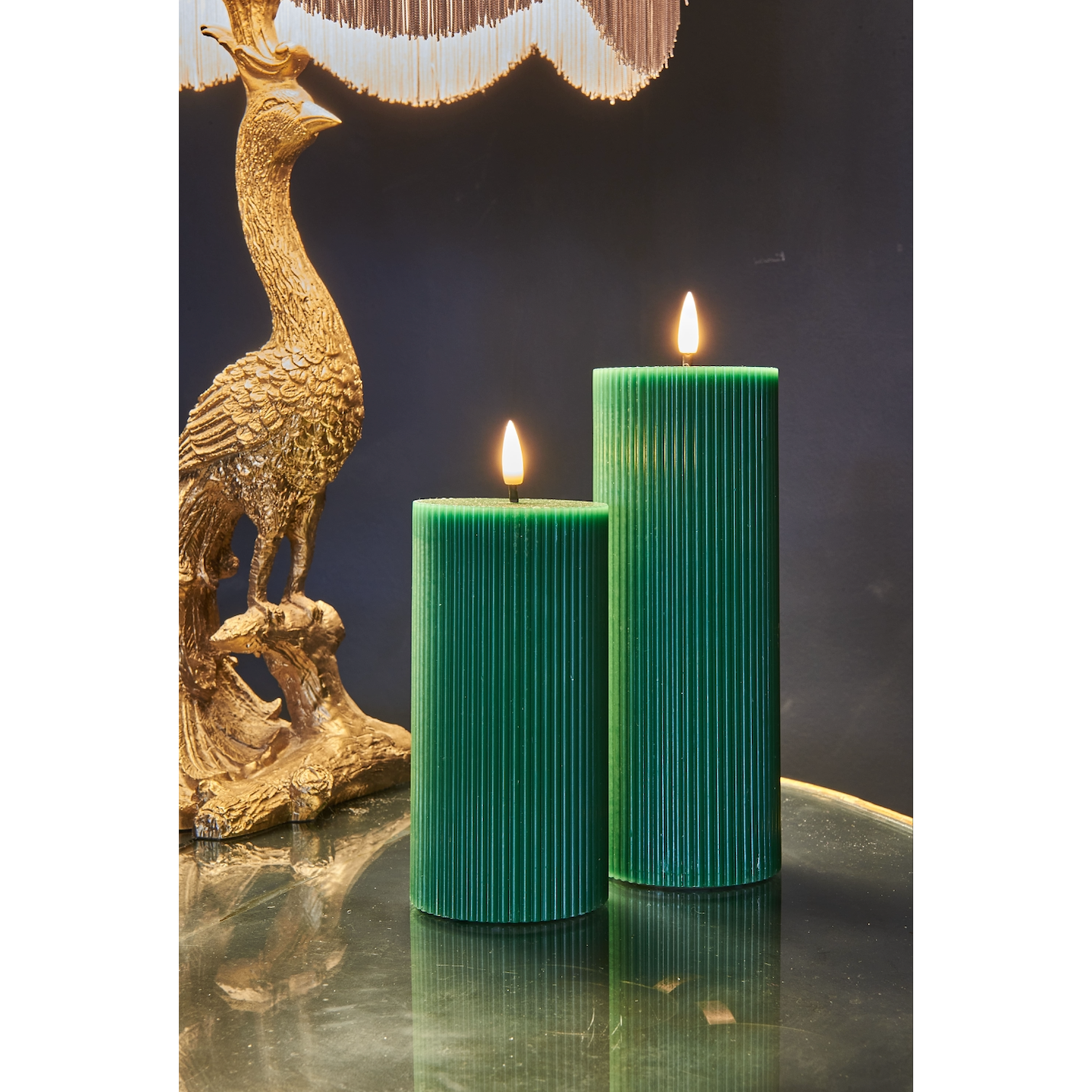 White Pillar Candles