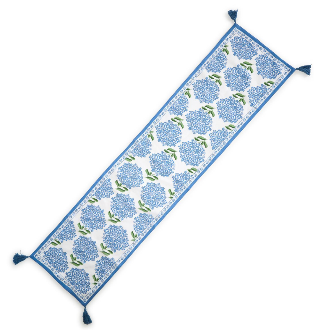 hydrangea table runner-16"x 8.5"x3"