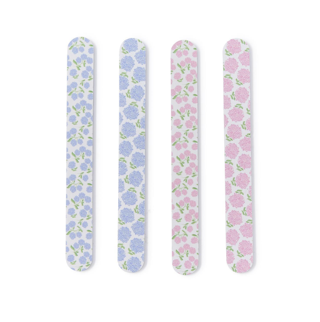 hydrangea emery board pink/blue