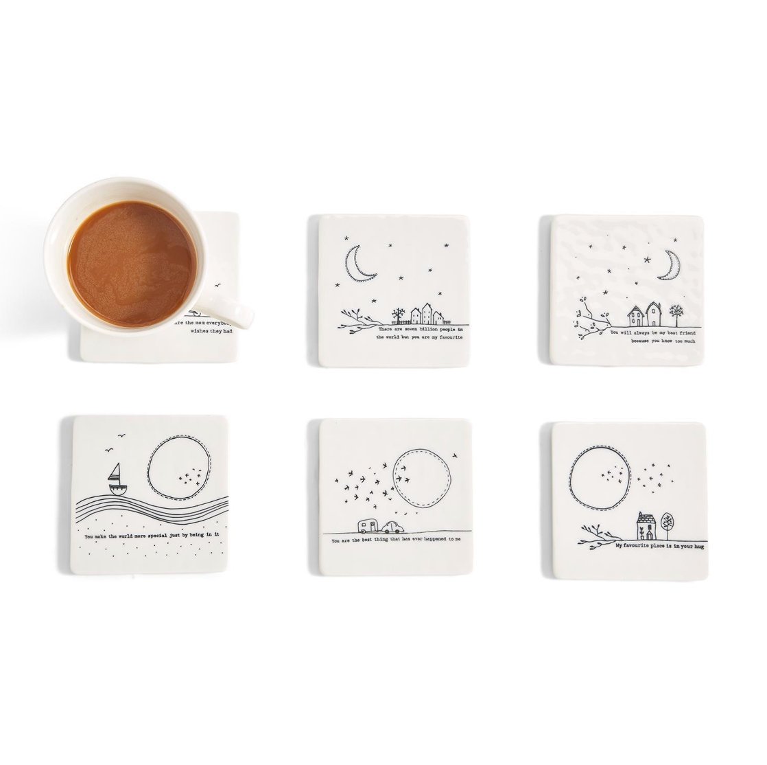 Square Coaster - Various Sentiments