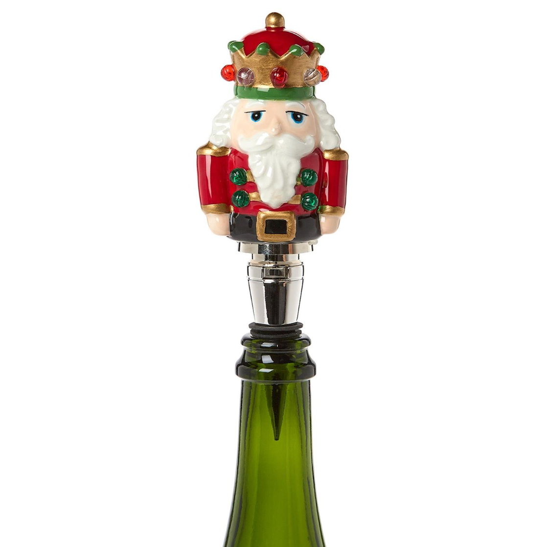 NUTCRACKER LIGHT UP BOTTLE STOPPER