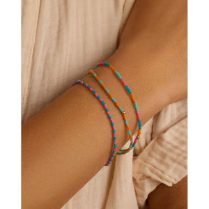 GIGI STRIPE BRACELET SET MIAMI
