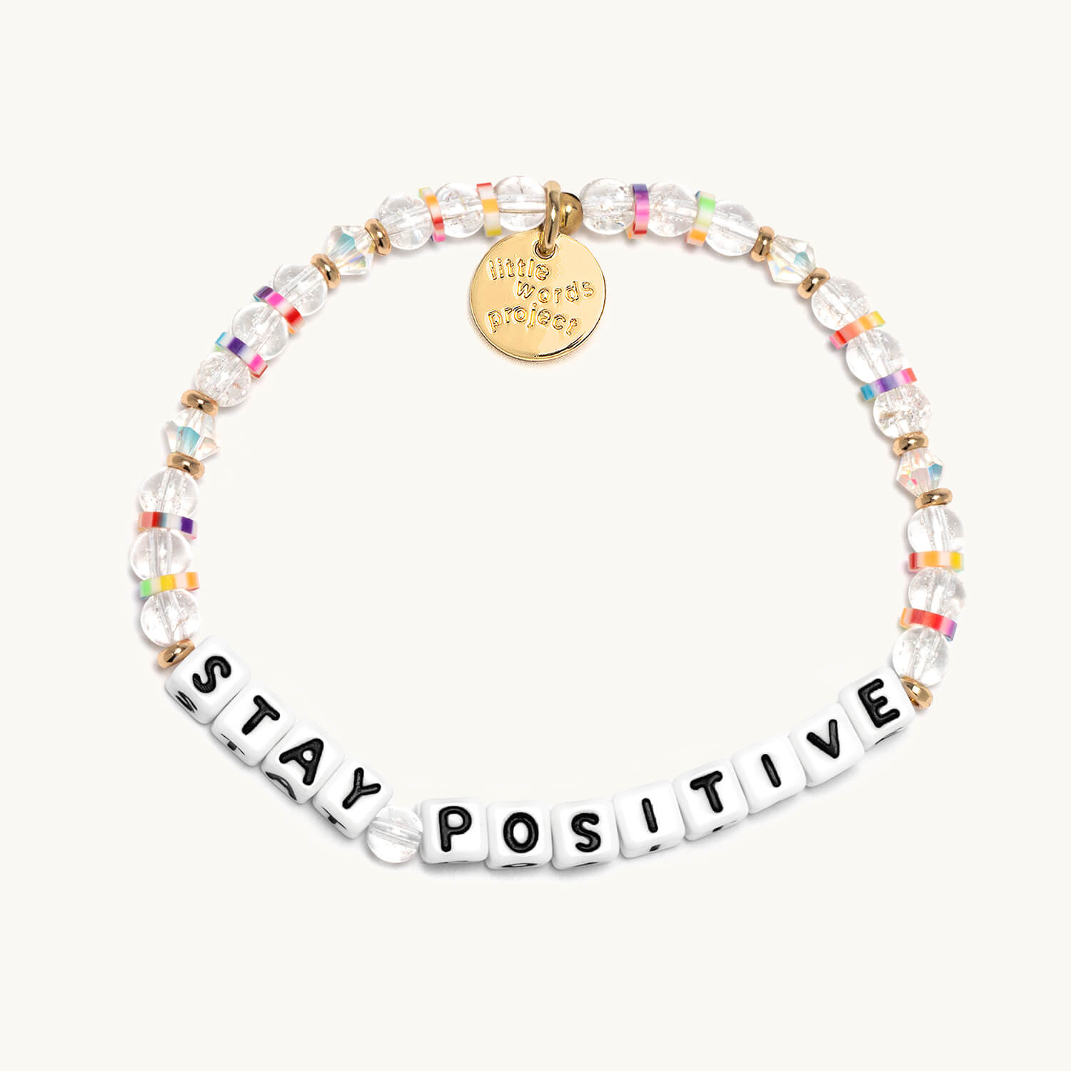 Stay Positive (Clear & pearl) S/M