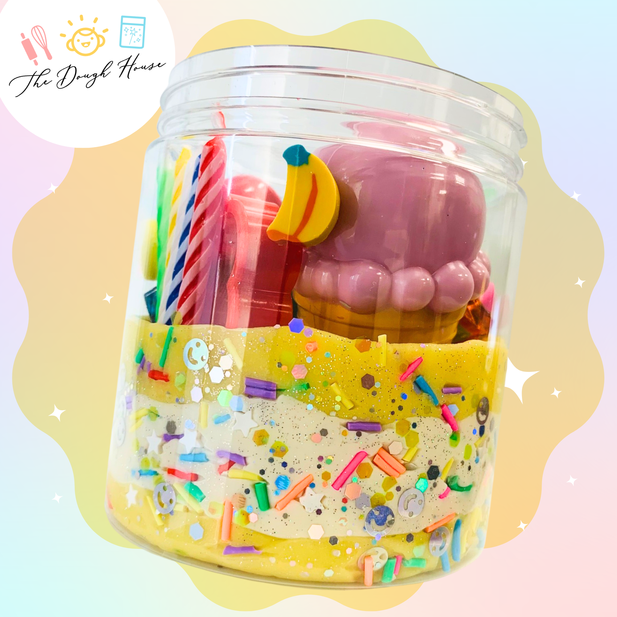 Large Magical Jars: Birthday, Dough