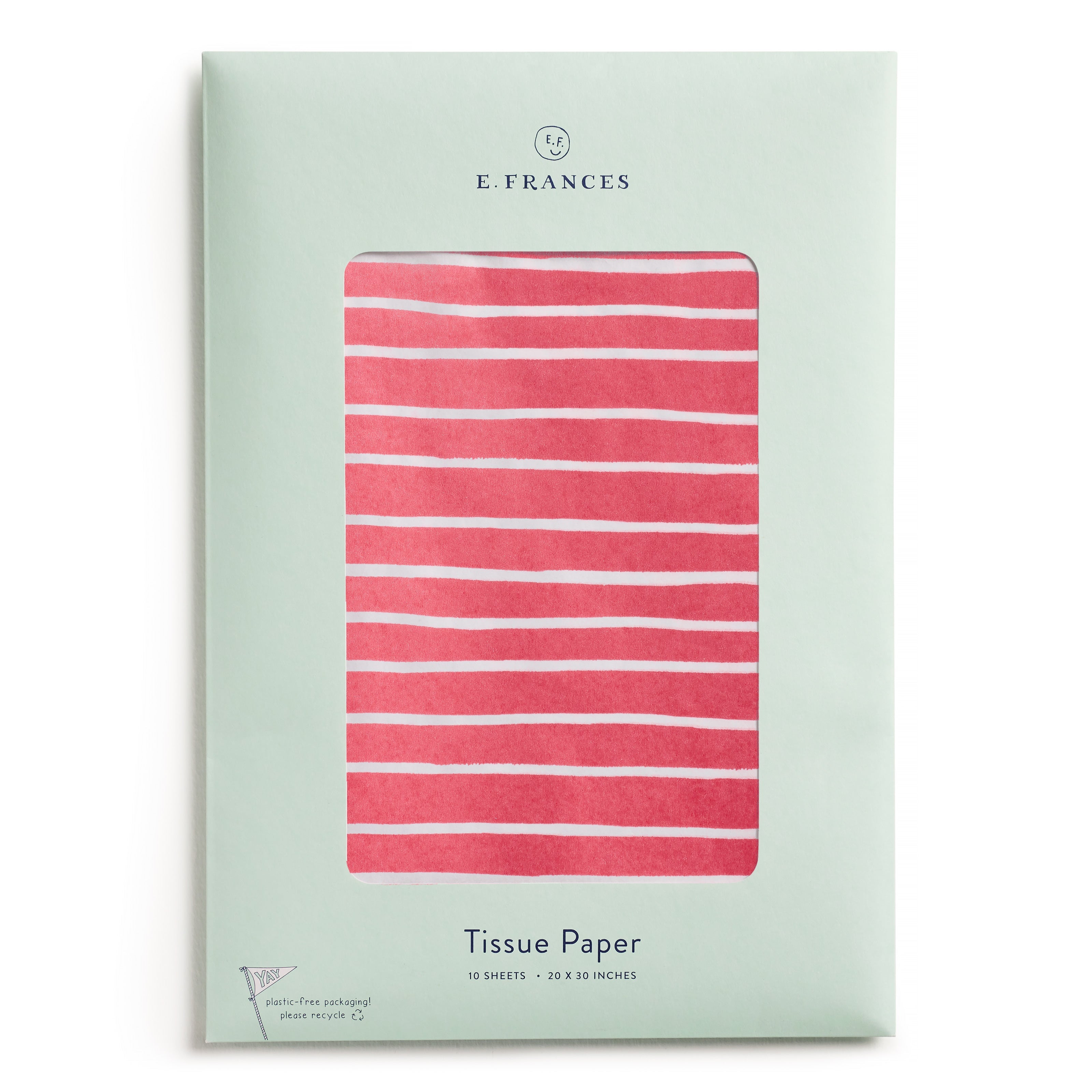 RED STRIPE-TISSUE PAPER