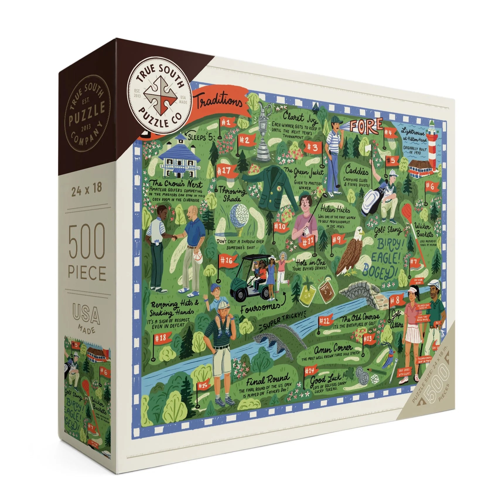 18 Golf Traditions 500 pc Puzzle