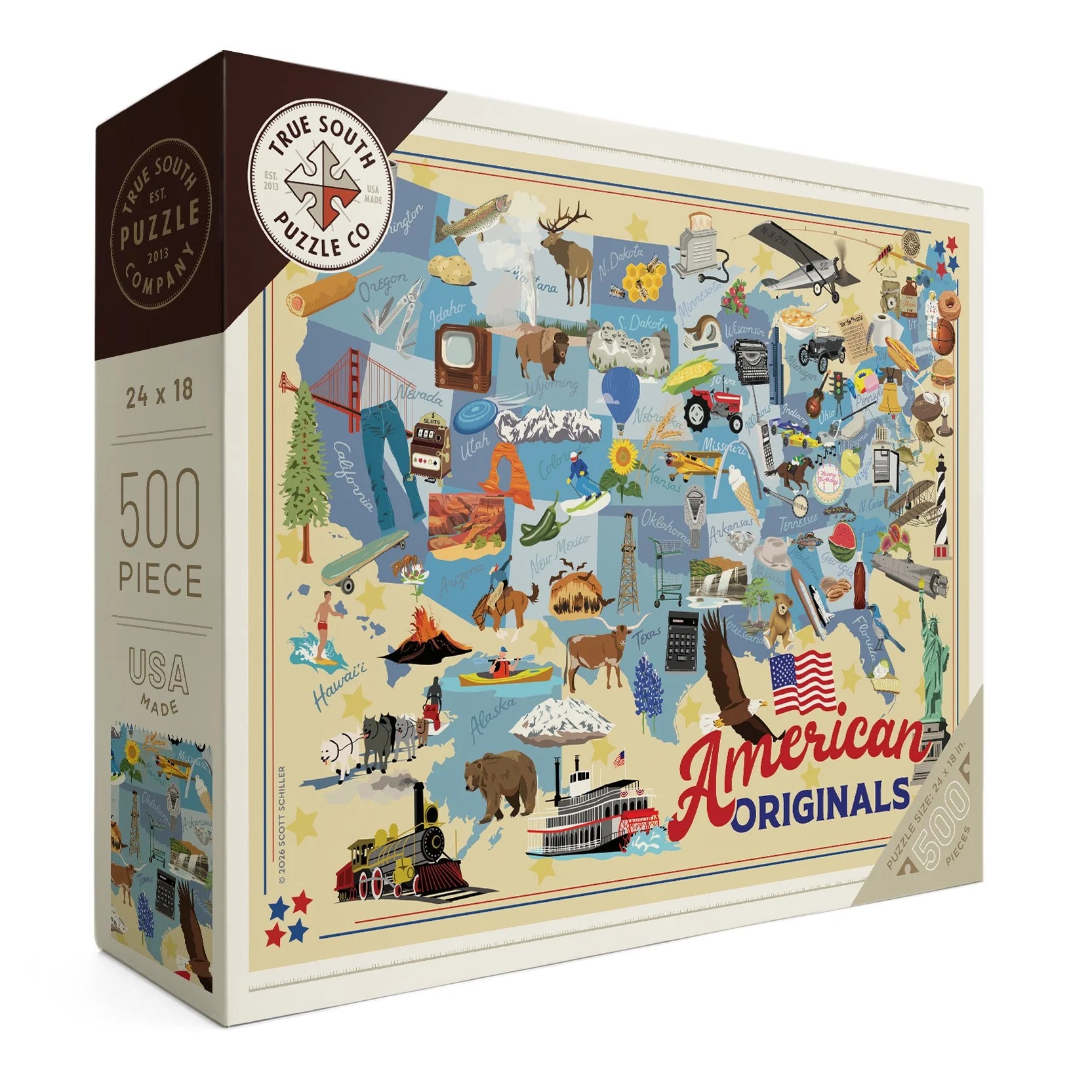 American Originals - Celebrating USA 500 pc Puzzle