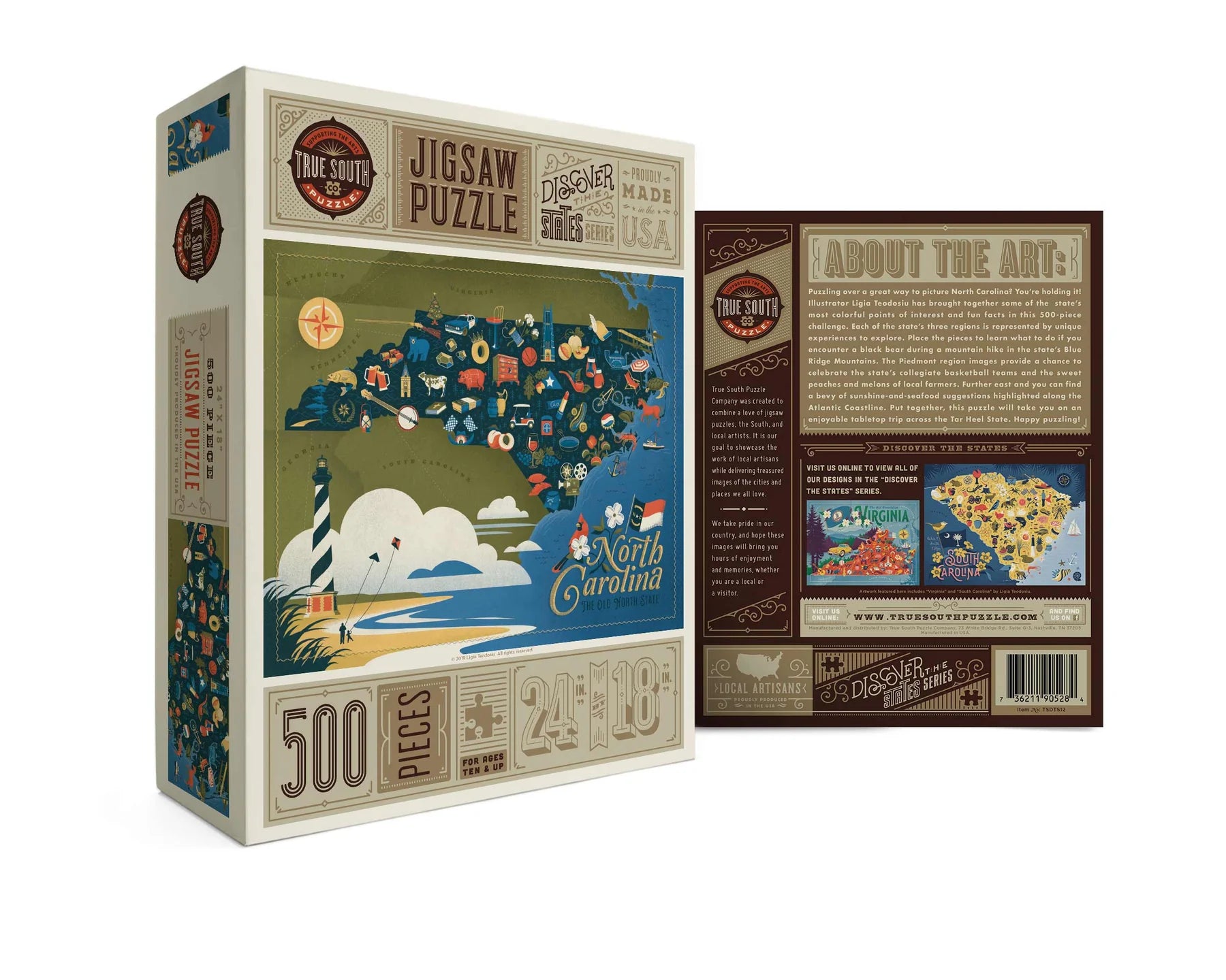North Carolina 500 pc Puzzle