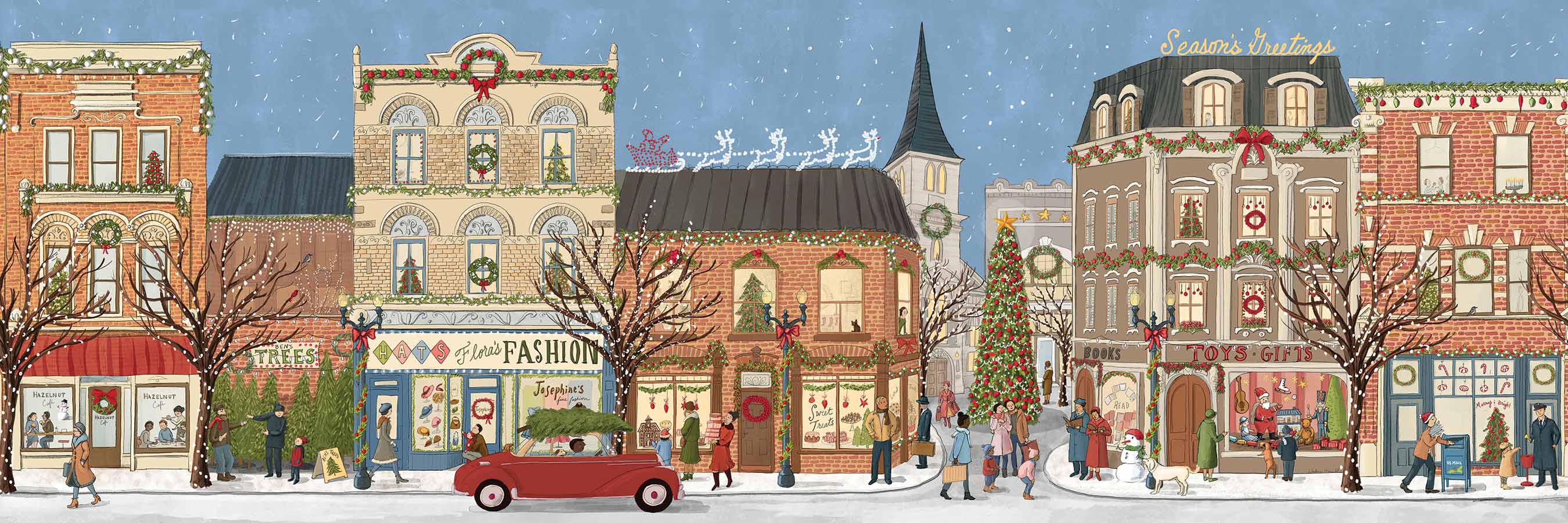 MERRY MAIN STREET-PANO BOX 750 PC PUZZLE