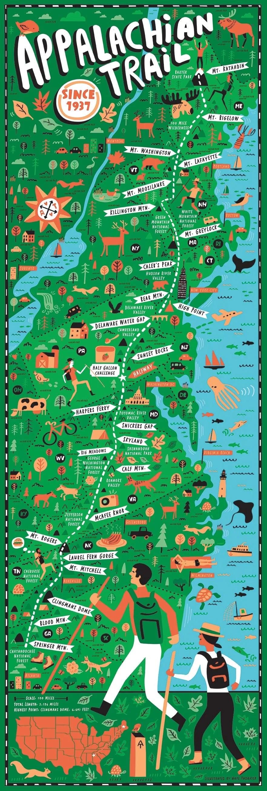 Appalachian Trail - Pano Box 750 Pc. Puzzle