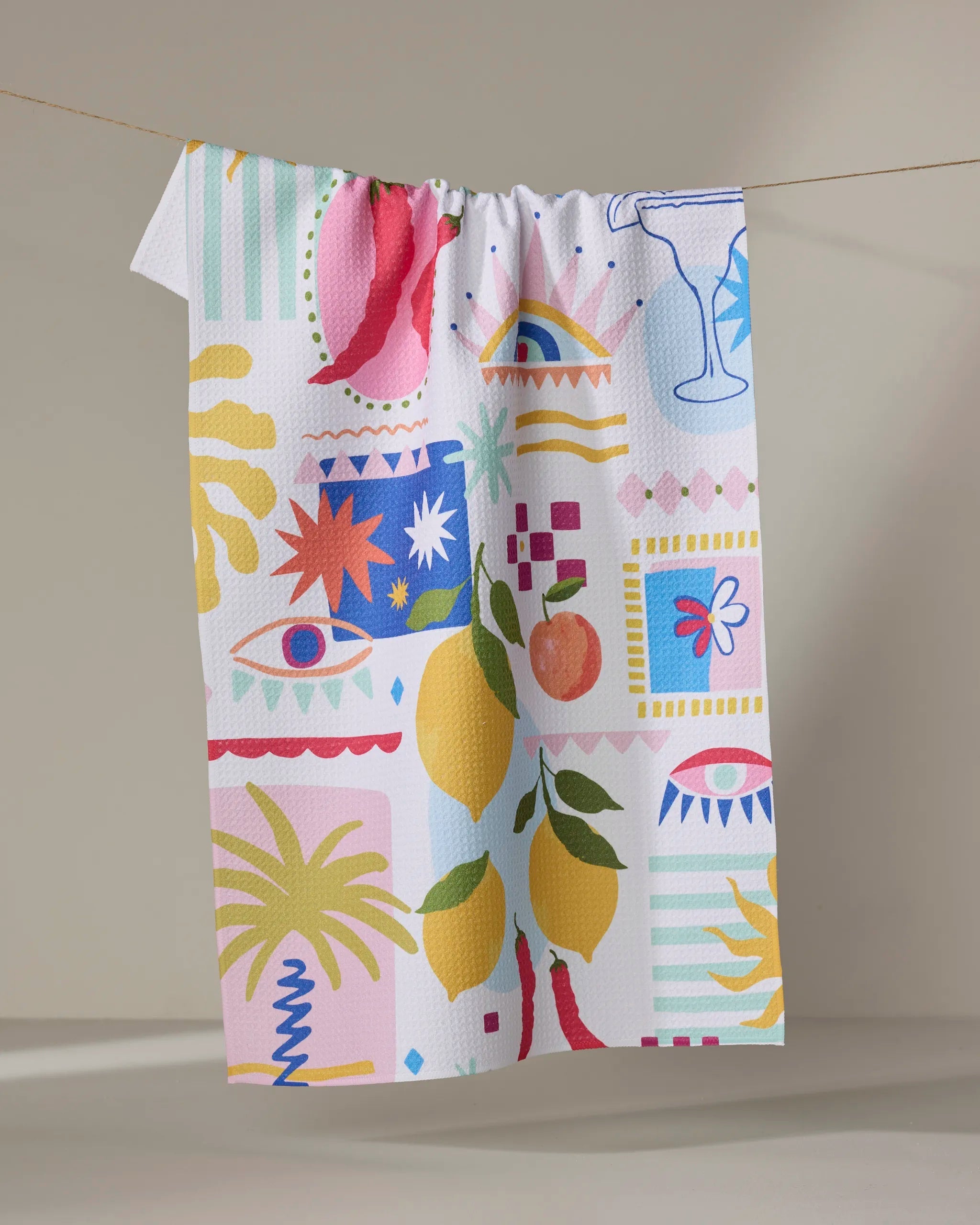ITALIAN PICNIC TEA TOWEL