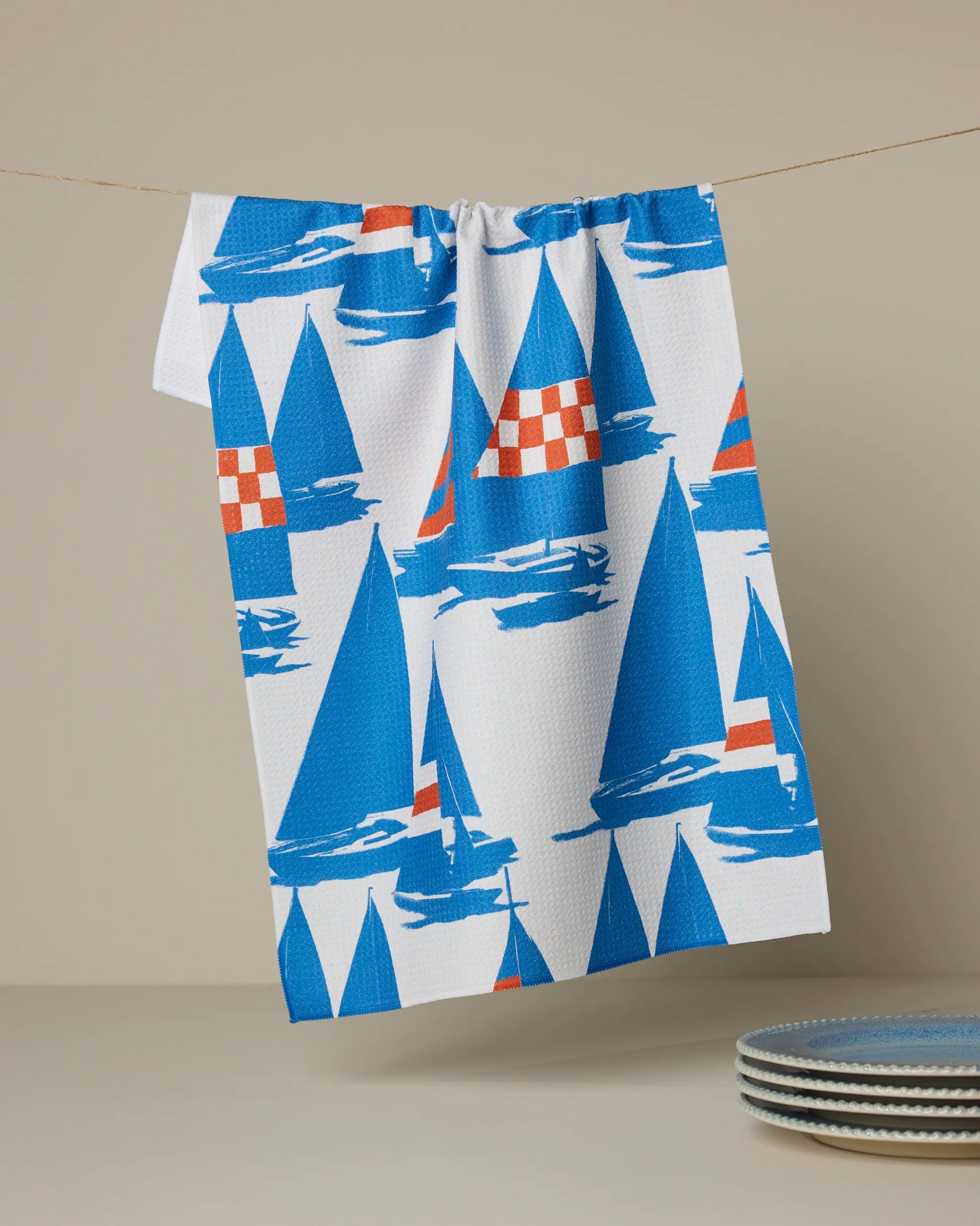 NAUTICAL MILE TEA TOWEL