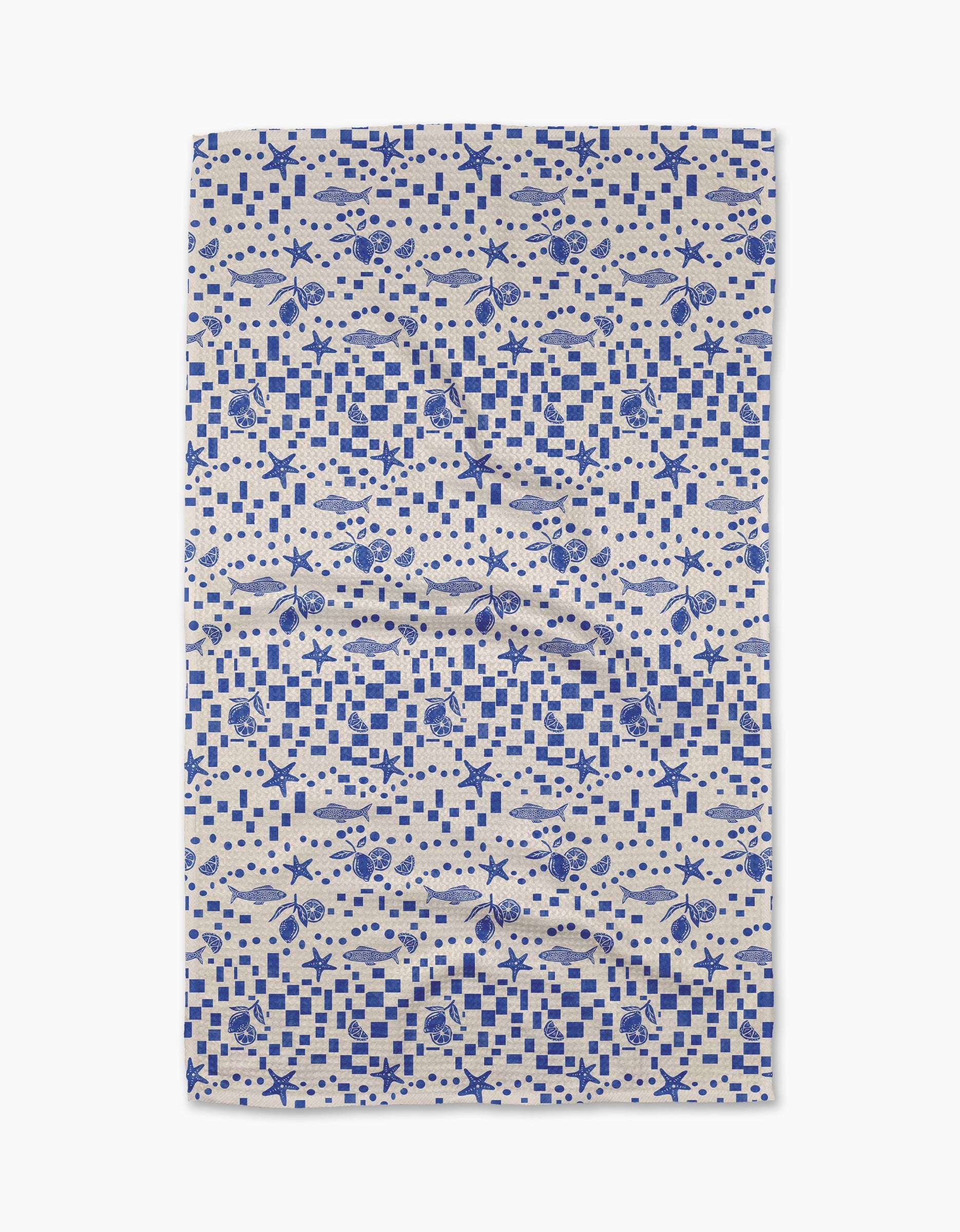 Tea Towel - Santorini Tile
