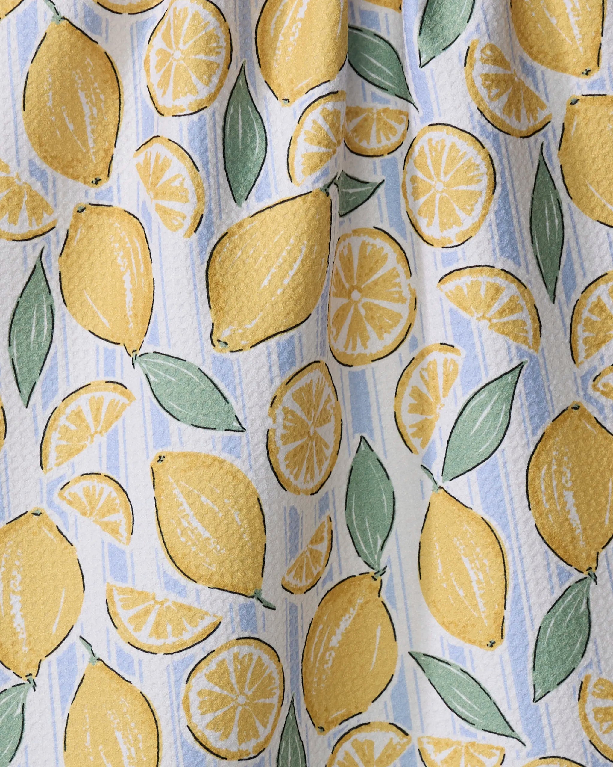 SOUR LEMON STRIPES TEA TOWEL