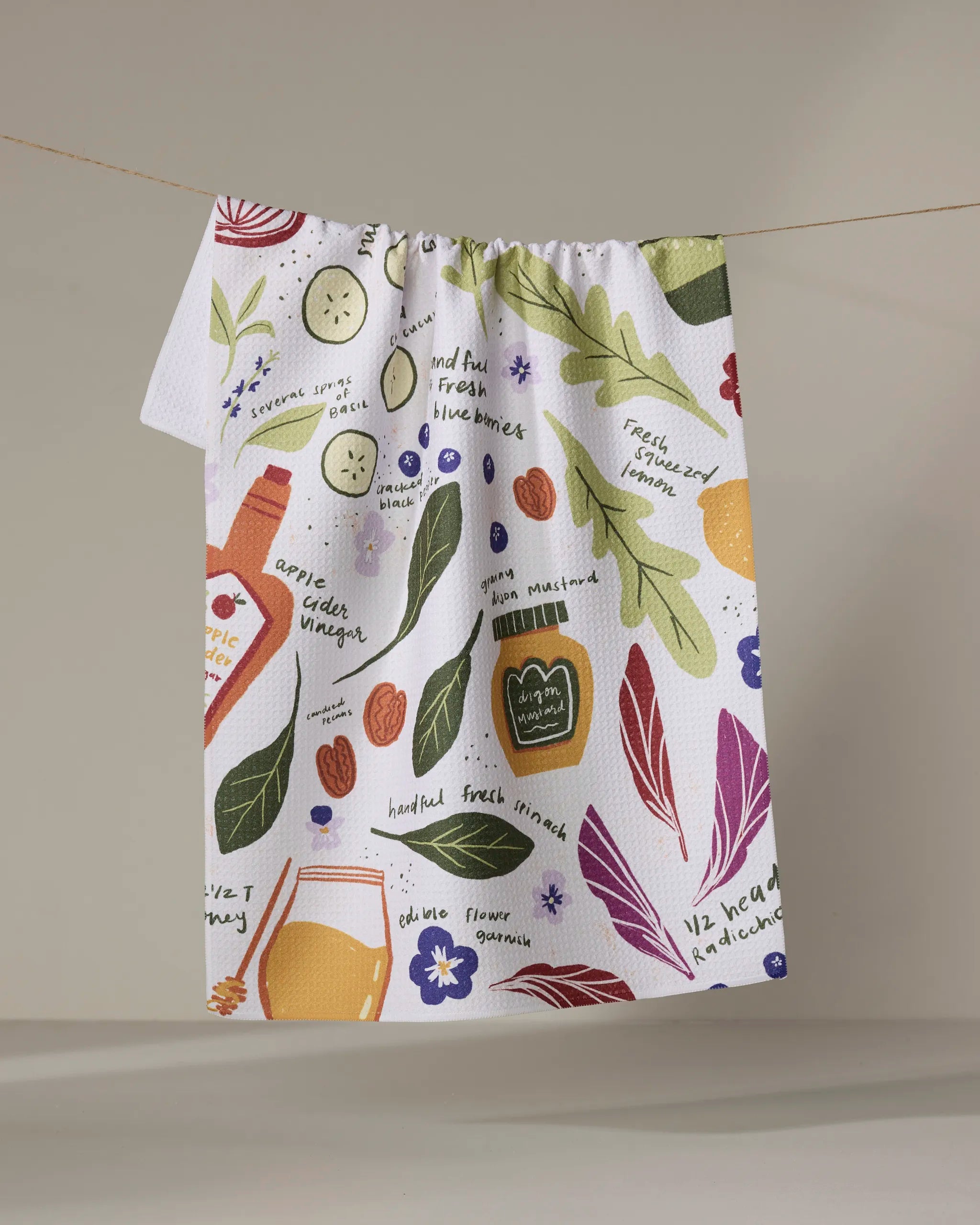 Tea Towel - Spring Harvest Salad