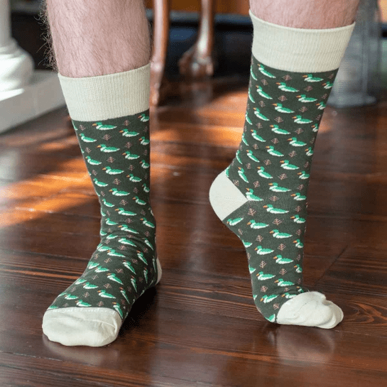 Men's Hunter Socks Green/Taupe