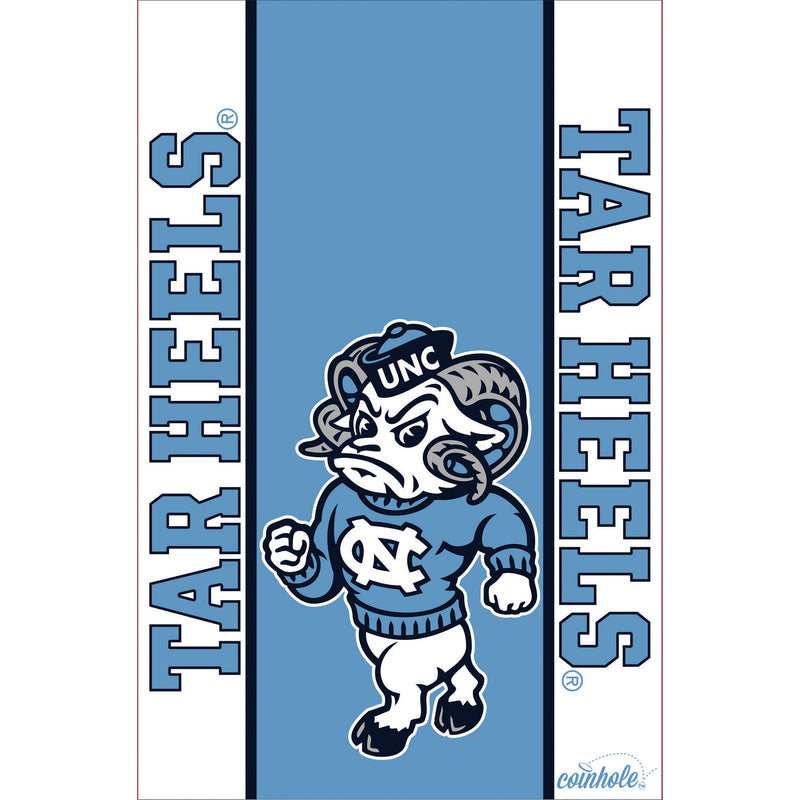 universtiy of north carolina chapel hill ram coinhole game