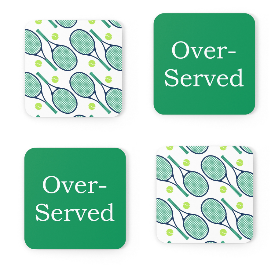 Tennis Green Coaster (set of 4)