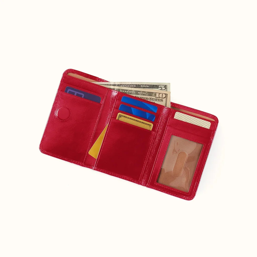 Jill Bifold Wallet - True Red