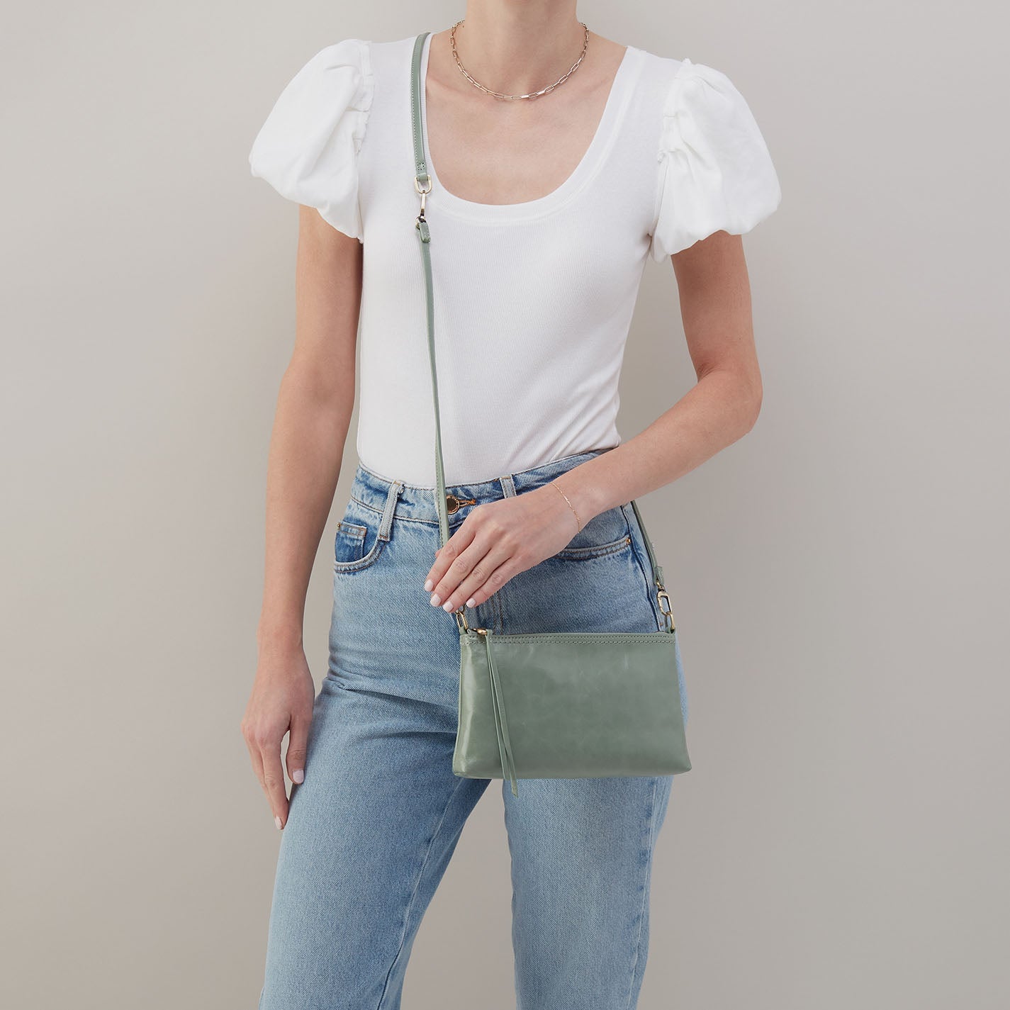 DARCY CROSSBODY HOBO BAG JADE