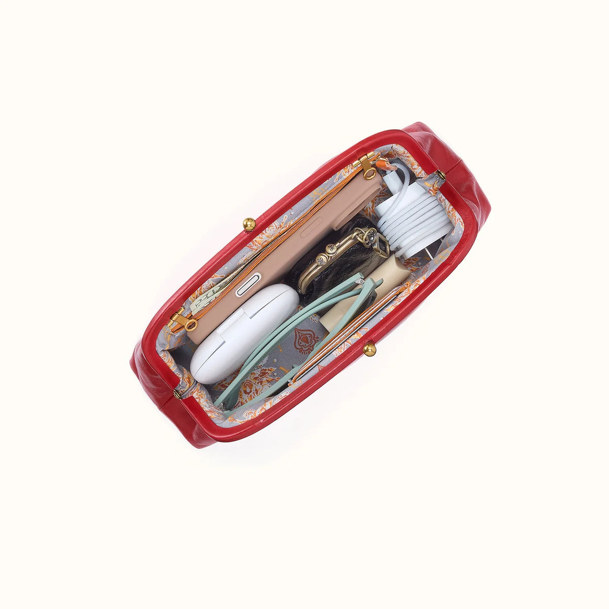 Alba Frame Small Shoulder - True Red